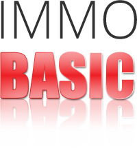 Schriftzug Immo Basic